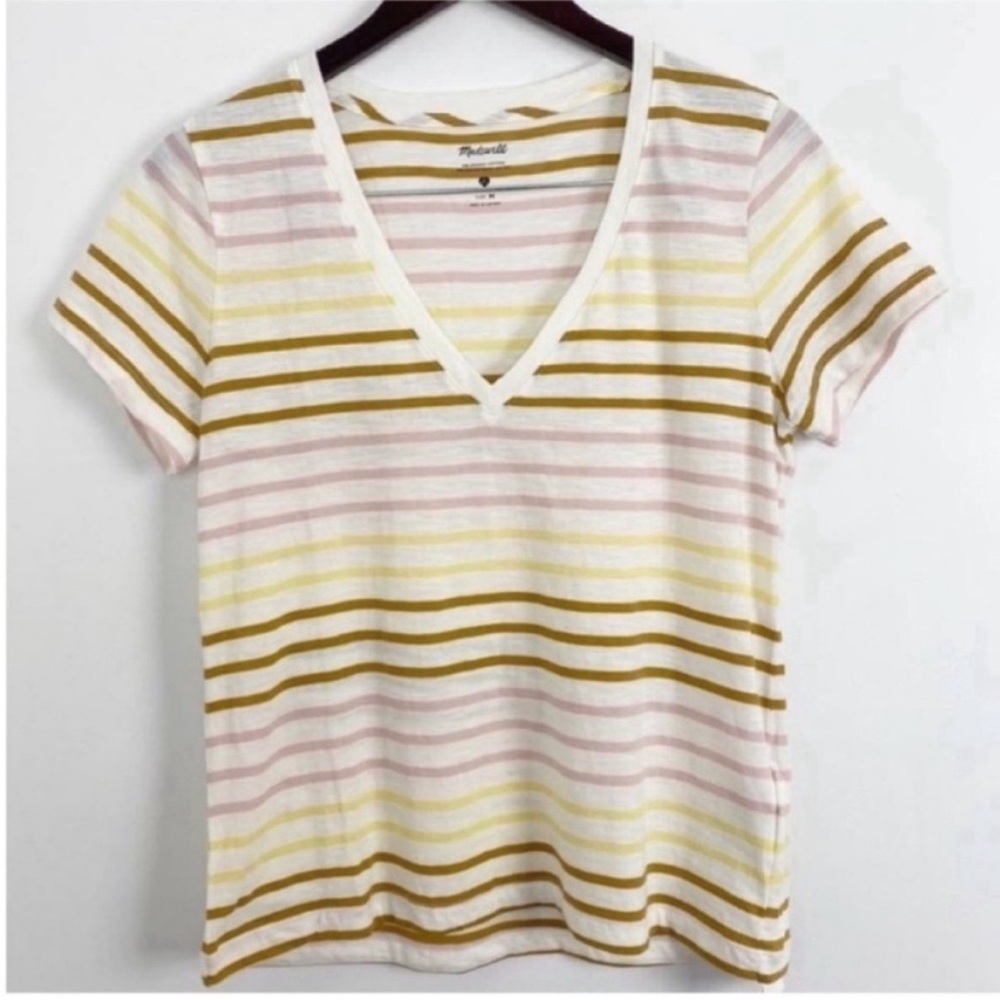 Madewell V neck tee